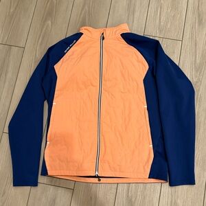 Peter Miller Hyperlight Merge Hybrid Jacket Men’s Size L Like New Navy / Orange